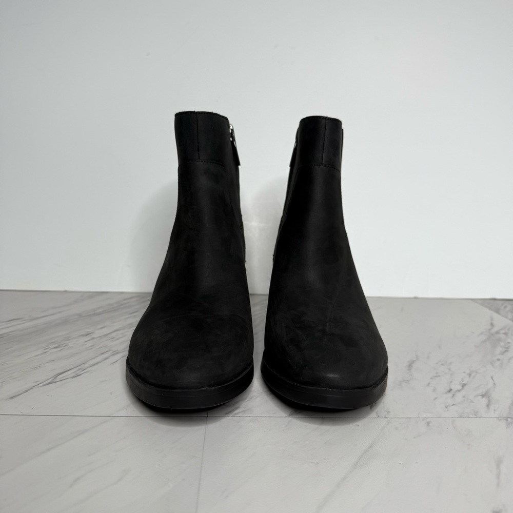 Vionic Shantelle Black Nubuck Bootie 7 - Picture 2 of 15